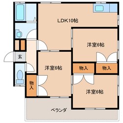 リベルタ山本　E棟の物件間取画像